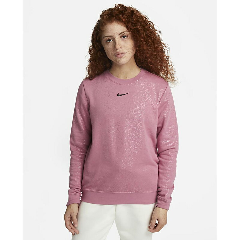 ナイキ NIKE スウェットシャツ レディース 長袖 トレーナー/スポーツウェア 裏起毛 保温 女性 クルーネック トップス 女性 ピンク系 カジュアル /DQ6773-667のサムネイル