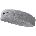 ナイキ NIKE スウッシュ ヘッドバンド グレー 灰色 メンズ レディース ヘアバンド 汗どめ 髪留め スポーツ アクセサリー ランニング ジム カジュアル ...