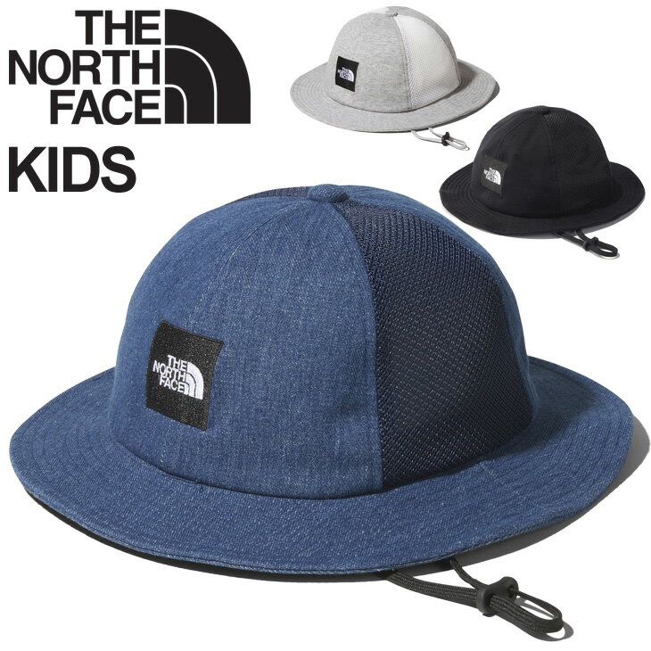 送料無料 ノースフェイス 帽子 キッズ 子供用 THE NORTH FACE メッシュハット/子ども ジュニア アウトドア カジュアル 通気性 春夏 キャンプ 林間学校 通園 通学 普段使い アクセサリー/NNJ02002のサムネイル