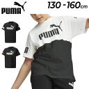 プーマ キッズ 半袖Tシャツ PUMA 130-160cm 子供服 ジュニア トレーニング スポーツウェア 子ども ロゴ プリントT デイリー カジュアル 小学生 スポーティ トップス/675782