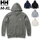 送料無料 ヘリーハンセン パーカー スウェット メンズ HELLYHANSEN フルジップ フーディ 薄手 裏毛スウェット アウトドア ウェア キャンプ デイリー カジュアル 男性 シンプル スウェットシャツ/HE32321