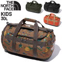 送料無料 ノースフェイス ボストンバッグ 30L キッズ ジュニア THE NORTH FACE ナイロンダッフル30 子ども用 ダッフルバッグ キャンプ アウトドア 林間学校 旅行 鞄 子供 かばん/NMJ72303