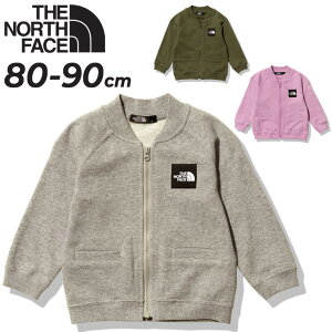 送料無料 ノースフェイス ベビーウェア ジャケット スウェット THE NORTH FACE 80cm 90cm 上着 オーガニックコットン 男の子 女の子 子ども 赤ちゃん 服 ブルゾン ジャンバー/NTB12365