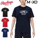 ローリングス Tシャツ 半袖 メンズ Rawlings オーバルR TEE プリントT ロゴ トレーニング スポーツウェア 野球 ジム フィットネス トップス/...