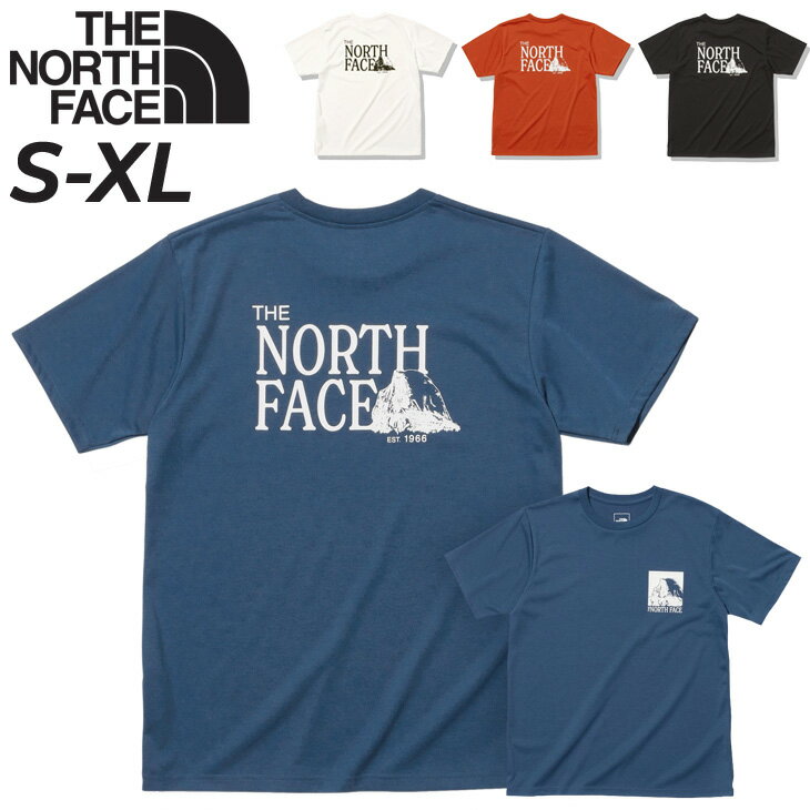 ザ・ノース・フェイス アウトドア トップス メンズ 送料無料 ノースフェイス 半袖 Tシャツ メンズ THE NORTH FACE プリントT UVカット 抗菌防臭 吸汗速乾 キャンプ アウトドア デイリー カジュアル ウェア バッグプリント 男性 トップス/NT32380