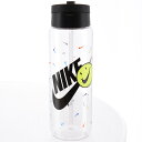 スポーツボトル 700ml ナイキ NIKE TR リニューリチャージストローボトル 24OZ 水筒 トレーニング フィットネス ランニング ジョギング ジム ウォーターボトル クリア すいとう/HY4014-968