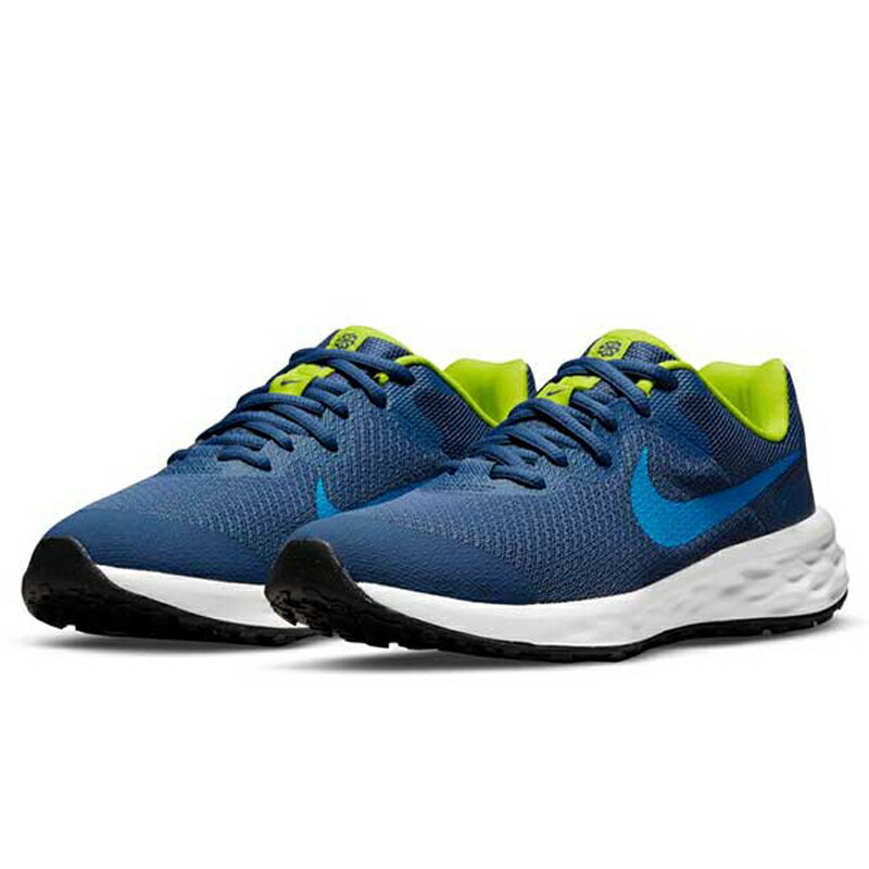 送料無料 ナイキ ジュニア ランニングシューズ NIKE レボリューション6 NN GS ひも靴 キッズ 子供靴 22.5-25.0cm スニーカー 子ども スポーツ カジュアル 男の子 女の子 小学生 運動靴 くつ/DD1096-401のサムネイル