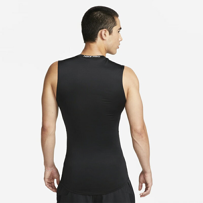 ナイキ ノースリーブ メンズ インナーシャツ NIKE ナイキ プロ Dri-FIT タイト フィットネストップ タンクトップ 黒 ブラック トレーニング ランニング 男性 スポーツウェア/FB7915-010【返品不可】