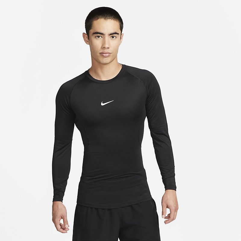 ナイキ 送料無料 ナイキ インナーシャツ 長袖 メンズ NIKE ナイキ プロ Dri-FIT クルーネック 吸汗速乾 トレーニング ランニング スポーツウェア 黒 ブラック 男性 ジム トップス/FB7920-010【返品不可】