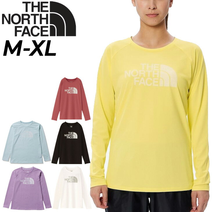 楽天WORLD　WIDE　MARKET送料無料 ノースフェイス 長袖 Tシャツ レディース THE NORTH FACE プリントT 吸汗速乾 抗菌防臭 ランニング ジム ジョギング トレーニング スポーツ キャンプ アウトドア デイリー カジュアル ウェア ロンT 女性 トップス/NTW12377