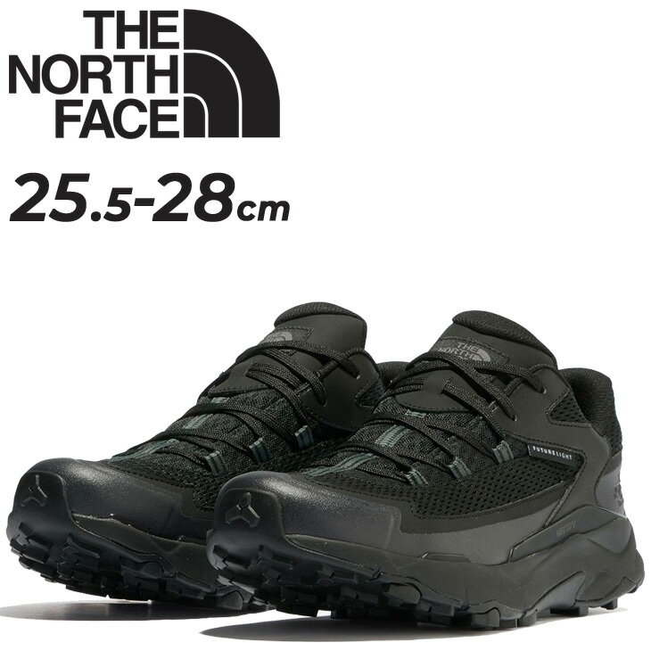 ノースフェイス スニーカー メンズ 送料無料 ノースフェイス メンズ アウトドアシューズ E相当 THE NORTH FACE ローカット 防水 軽量 メンズシューズ 山道 トレッキング 登山 キャンプ 黒 ブラック くつ クツ 男性用 ブランド ベクティブ タラバル フューチャーライト/NF02344