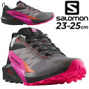 送料無料 サロモン トレイルランニングシューズ 運動靴 レディース SALOMON SENSE RIDE 5 ローカット 紐靴 ひも靴 ランニングシューズ 運動靴 トレラン ジョギング 女性用 スポーツシューズ 靴 ブランド L47385900 スニーカー くつ/SENSERIDE5-W-PLUM