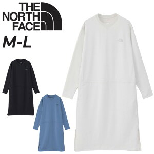 送料無料 ノースフェイス ワンピース ウール混 レディース THE NORTH FACE ワンマイルウェア 長袖 ドレス 速乾 抗菌防臭 UVカット レディースウェア 女性用 秋冬 シンプル ベーシック カジュアルウェア 白 青 黒 ブランド アウトドア アパレル/NTW62389