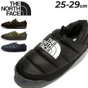 楽天WORLD　WIDE　MARKETノースフェイス メンズ モックシューズ E相当 THE NORTH FACE Nuptse ヌプシ ダウンミュール ダウン入り スリッポン 防寒シューズ 保温 屋内 屋外 男性用 メンズシューズ スニーカー　靴 秋冬 ルームシューズ アウトドア ブランド くつ/NF02371