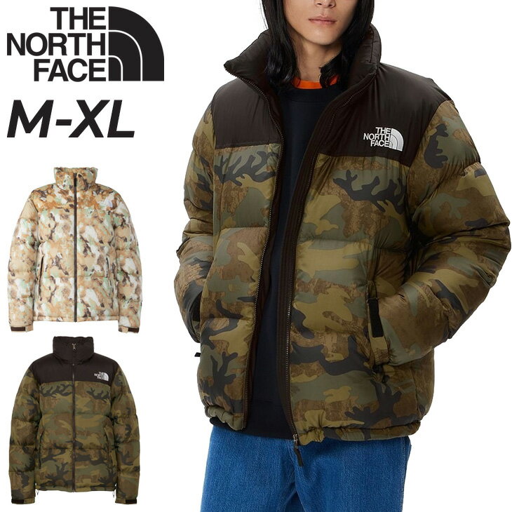 ザ・ノース・フェイス ダウンジャケット メンズ 送料無料 ノースフェイス ダウンジャケット メンズ THE NORTH FACE ノベルティ ヌプシジャケット 限定 防寒 アウター 総柄 フード付き 男性用 アウトドアウェア 登山 キャンプ タウン メンズウェア 秋冬 ブランド アパレル/ND92336【ギフト不可】