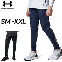 送料無料 アンダーアーマー メンズ ジャージ ロングパンツ UNDER ARMOUR ニット ハイブリッド ジョガーパンツ 男性用 吸汗 速乾 トレーニング ス...