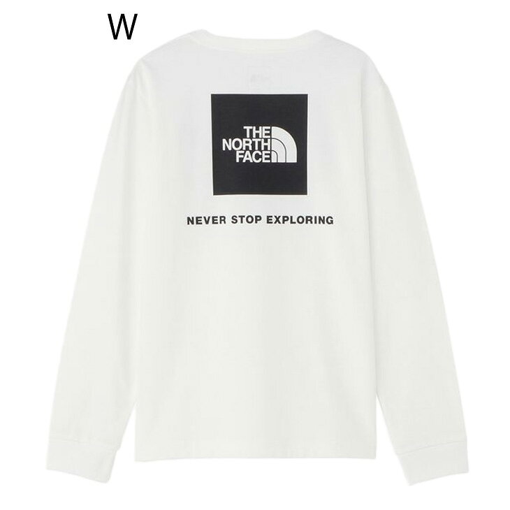 送料無料 ザ・ノース・フェイス 長袖 Tシャツ レディース THE NORTH FACE バックスクエアロゴティー｜速乾 キャンプ ハイキング 登山 アウトドアウェア 女性用 服 ロンT プリントT レディースウェア カジュアル ブランド アパレル/NTW32442 w-w-m-10058925 WORLD WIDE MARKET サンプル画像2