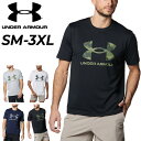 アンダーアーマー 半袖 Tシャツ メンズ UNDER ARMOUR UAテック ビッグロゴ 吸汗速乾 抗菌防臭 ルーズ トレーニング スポーツウェア ランニング ジム 男性用 プリントT 服 メンズウェア ウエア ブランド アパレル/1384797 1