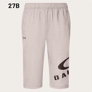 送料無料 オークリー スウェットパンツ 4/3丈 メンズ OAKLEY トレーニング スポーツウェア ウエア ハーフパンツ クォーターパンツ スエット 吸汗速乾 UPF50+ ストレッチ 男性 ボトムス ずぼん 服 メンズウェア 春夏 ブランド アパレル/FOA406311