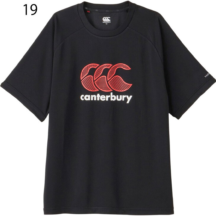 WORLD WIDE MARKETのカンタベリー 半袖 Tシャツ メンズ canterbury トレーニングティー ラグビー トレーニング スポーツウェア ウエア 吸汗速乾 ドライ プリントT メンズウェア 練習着 プラクティスシャツ 男性用 服 春夏 ブランド アパレル/RG34007｜アングル2