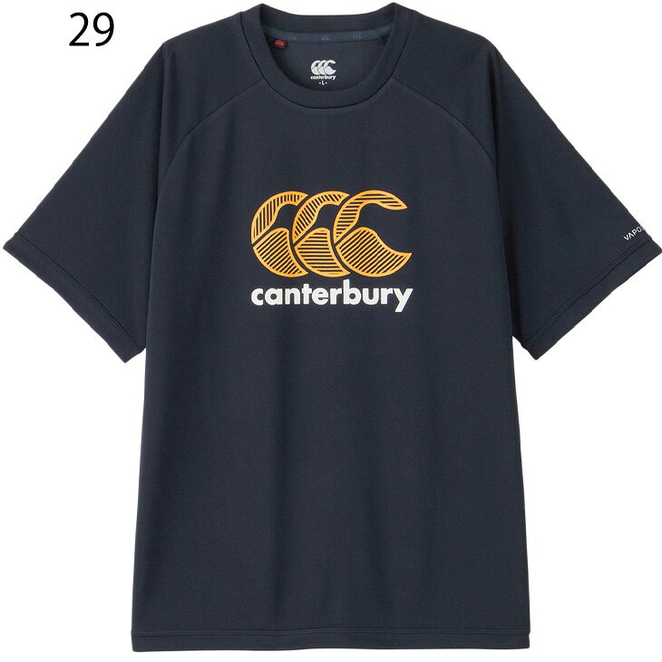 WORLD WIDE MARKETのカンタベリー 半袖 Tシャツ メンズ canterbury トレーニングティー ラグビー トレーニング スポーツウェア ウエア 吸汗速乾 ドライ プリントT メンズウェア 練習着 プラクティスシャツ 男性用 服 春夏 ブランド アパレル/RG34007｜アングル3