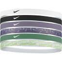 ナイキ NIKE プリンテッド ヘッドバンド 6本パック メンズ レディース スポーツ アクセサリー ヘアバンド 髪留め 小物 ヘアアクセ トレーニング ランニ...