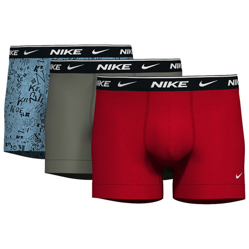 送料無料 ナイキ ボクサーパンツ 3枚組 メンズ USサイズ NIKE TRUNK 3PK 3枚セット アンダーウェア インナー 男性 トランクス ブランド 下着 アパレル/KE1008-472【返品不可】