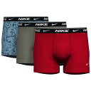 送料無料 ナイキ ボクサーパンツ 3枚組 メンズ USサイズ NIKE TRUNK 3PK 3枚セット アンダーウェア インナー 男性 トランクス ブランド 下...