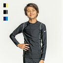 ナイキ ラッシュガード 長袖 キッズ 水着 男の子 ジュニア スイムウェア NIKE SWIM BOYS ロングスリーブ UV ハイドロガード 110cm 12...