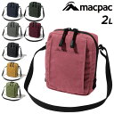 送料無料 マックパック ショルダーバッグ 2L ポーチ かばん MACPAC サッチモ Satchmo ユニセックス ミニバッグ サコッシュ デイリー アウトド...