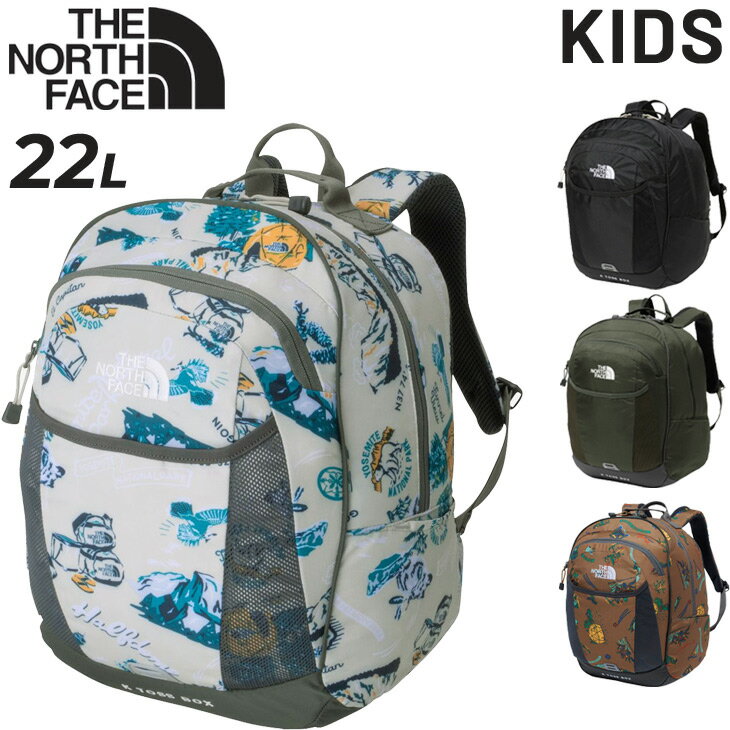 楽天WORLD　WIDE　MARKET送料無料 ノースフェイス キッズ リュックサック 22L ジュニア 子供用 中型 バックパック THE NORTH FACE トスボックス デイパック キッズバッグ キッズリュックサック 無地 柄物 ブランド かばん 子ども こども アウトドア キャンプ 遠足 通学/NMJ72351