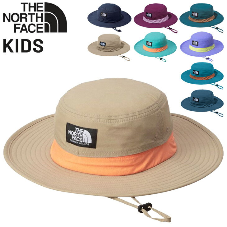 送料無料 ノースフェイス キッズ 帽子 子供用 THE NORTH FACE ホライズンハット ジュニア アウトドア キャンプ デイリー UVカット サンシールド はっ水 ナイロン こども 子ども 男の子 女の子 ぼうし アクセサリー/NNJ02312のサムネイル