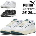 送料無料 プーマ ゴルフシューズ メンズ 2E相当 PUMA GOLF スリップストリーム G スパイクレスシューズ ひも靴 ローカット ゴム底 男性 紳士用 ゴルフ靴 スポーツシューズ クツ ブランド くつ/309744