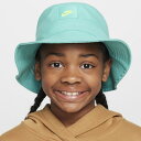 ナイキ キッズ 帽子 子ども用 NIKE エイペックス バケットハット ジュニア スポーツ カジュアル バゲハ ぼうし 男の子 女の子 こども グリーン系 ミント ブランド キッズウェア アクセサリー/FB5648-300