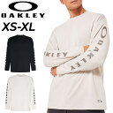送料無料 オークリー 長袖 Tシャツ メンズ OAKLEY ENHANCE QD LS TEE SLV EVO 3.7 トレーニングシャツ スポーツウエア 吸汗速乾 抗菌防臭 高機能ウェア ロンT フィットネス ジム 運動 長袖シャツ 男性 紳士用 トップス ブランド アパレル/FOA406982