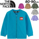 送料無料 ザ・ノース・フェイス ブルゾン ベビーウェア 80cm 90cm 子供服 THE NORTH FACE スウェット ロゴジャケット ベビー服 フルジッ...