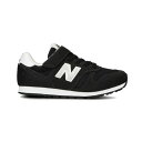 送料無料 ニューバランス スニーカー キッズ ジュニア 17.0-24.0cm NewBalance YV373 KB2 ブラック 子供靴 ブランド 男の子 女の子 運動靴 カジュアル ローカット 面ファスナー マジックテープ ゴム紐 キッズシューズ 子ども 通学 小学生 普段履き おしゃれ クツ/YV373-KB2