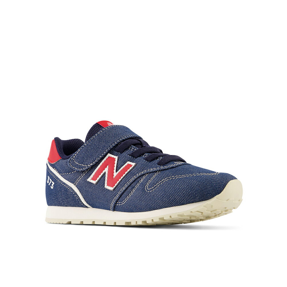 楽天WORLD　WIDE　MARKET送料無料 ニューバランス キッズシューズ スニーカー ジュニア 17-24cm 子供靴 Newbalance 373 スポーティ カジュアル 子ども 女の子 男の子 ジュニアスニーカー キッズスニーカー ベルト マジックテープ ゴム紐 運動靴 こども 通学 通園 ブランド くつ/YV373-XM2