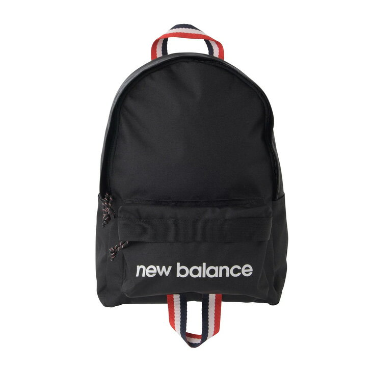 楽天WORLD　WIDE　MARKETニューバランス キッズ バックパック 9L 子ども用 リュック Newbalance デイパック ブランド かばん カジュアルバッグ ジュニア 子供 男の子 女の子 キッズ用リュック ロゴ 黒 鞄 通園 通学 習い事 おでかけ スポーツバッグ スポーティ/LAB45610-BKU