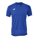 ニューバランス メンズ サッカー ゲームシャツ 半袖 NewBalance サッカーウェア フットボール フットサル トップス ワンポイント 男性 男子 トレー...