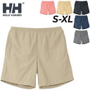 送料無料 ヘリーハンセン ショートパンツ 水陸両用 メンズ ユニセックス HELLYHANSEN バスクミッドショーツ 裏メッシュ 水着 スイムウェア ビーチト...