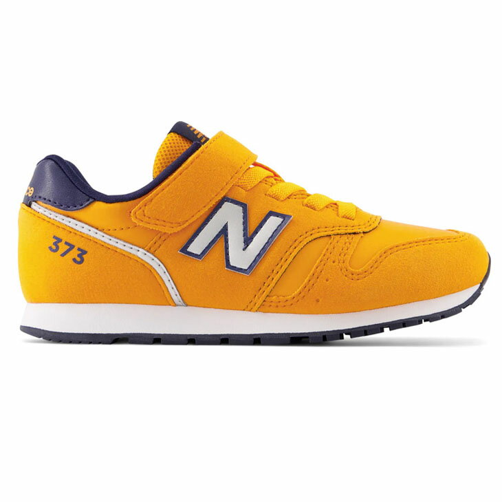 送料無料 ニューバランス スニーカー キッズ ジュニア Newbalance 373 子供靴 17-24.0cm ローカット ベルトタイプ マジックテープ 面ファスナー ゴム紐 スポーツ カジュアル 運動靴 ブランド 黄色 イエロー ジュニアシューズ 小学生 通学 小学校 くつ/YV373-M-MAINAのサムネイル