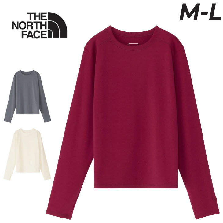 ザ・ノース・フェイス 長袖シャツ Tシャツ レディース THE NORTH FACE アウトドア アウトドアウェア 抗菌防臭 クルーネック カットソー トップス レディースウェア インナー 登山 トレッキング 吸汗速乾 UVカット 生成り 灰色 オフホワイト グレー ブランド/NTW62383のサムネイル