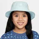 ナイキ キッズ 帽子 子ども用 NIKE エイペックス キッズ フューチュラ バケットハット ジュニア スポーツ カジュアル バゲハ ぼうし 男の子 女の子 こども ブルー 青 水色 ブランド キッズウェア アクセサリー/FB5648-474