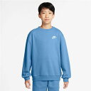 送料無料 ナイキ キッズ トレーナー 長袖 裏起毛 NIKE クラブ フリース ジュニア スウェットシャツ プルオーバー 130-160cm 子供服 キッズウェ...
