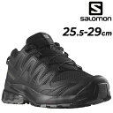 送料無料 サロモン メンズ トレイルランニングシューズ 幅広 ワイド 靴 SALOMON XA PRO 3D V9 WIDE トレイルシューズ ローカット バン...