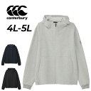 送料無料 カンタベリー スウェットパーカー 4L 5L メンズ 大きいサイズ canterbury アールプラス クロスオーバージャケット 長袖 ビッグサイズ ...