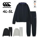 送料無料 カンタベリー スウェット 4L 5L 上下 メンズ 大きいサイズ canterbury アールプラス クロスオーバー 長袖ジャケット ロングパンツ セットアップ ビッグサイズ R+ RUGBY+ ラグビー スポーツウェア スエット 上下組 ブランド アパレル/RP425078B-RP125082B