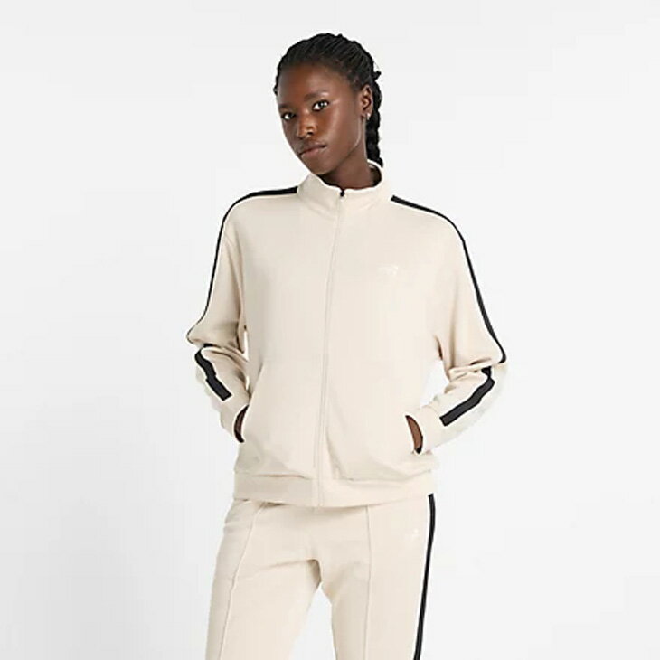 送料無料 ニューバランス ジャージ 長袖 レディース Newbalance ニットトラックジャケット フルジップ アウター 吸汗速乾 ドライ トレーニングジャケ...