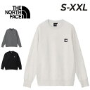 送料無料 ザ・ノース・フェイス スウェットシャツ メンズ レディース THE NORTH FACE ヘザーロゴクルー ユニセックス 裏毛 プルオーバー 長袖 ト...